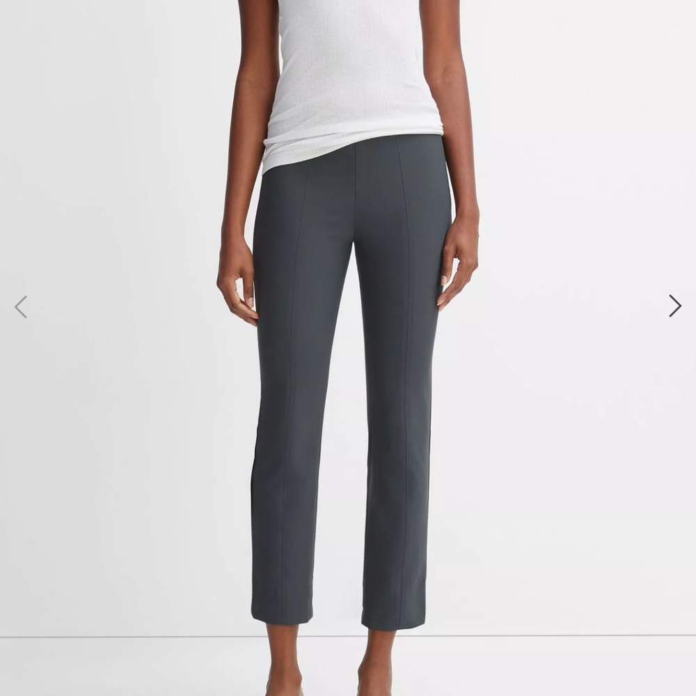 Vince Charcoal Straight Leg Pants